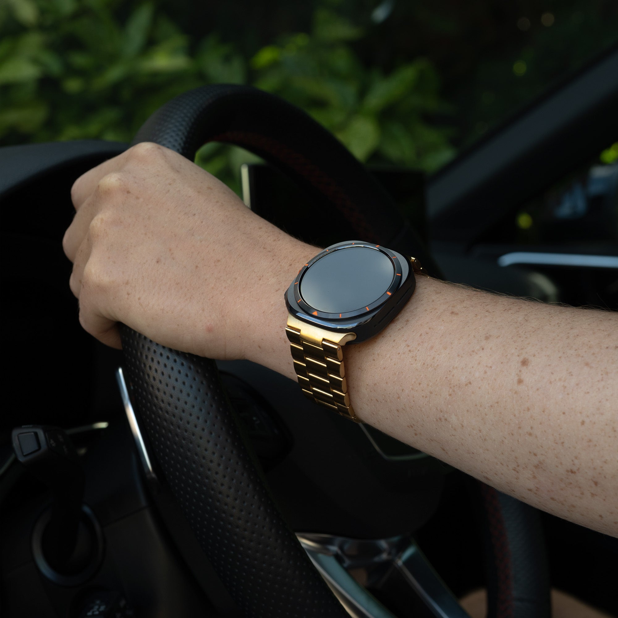 Correa acero Samsung Galaxy Watch Ultra (oro)
