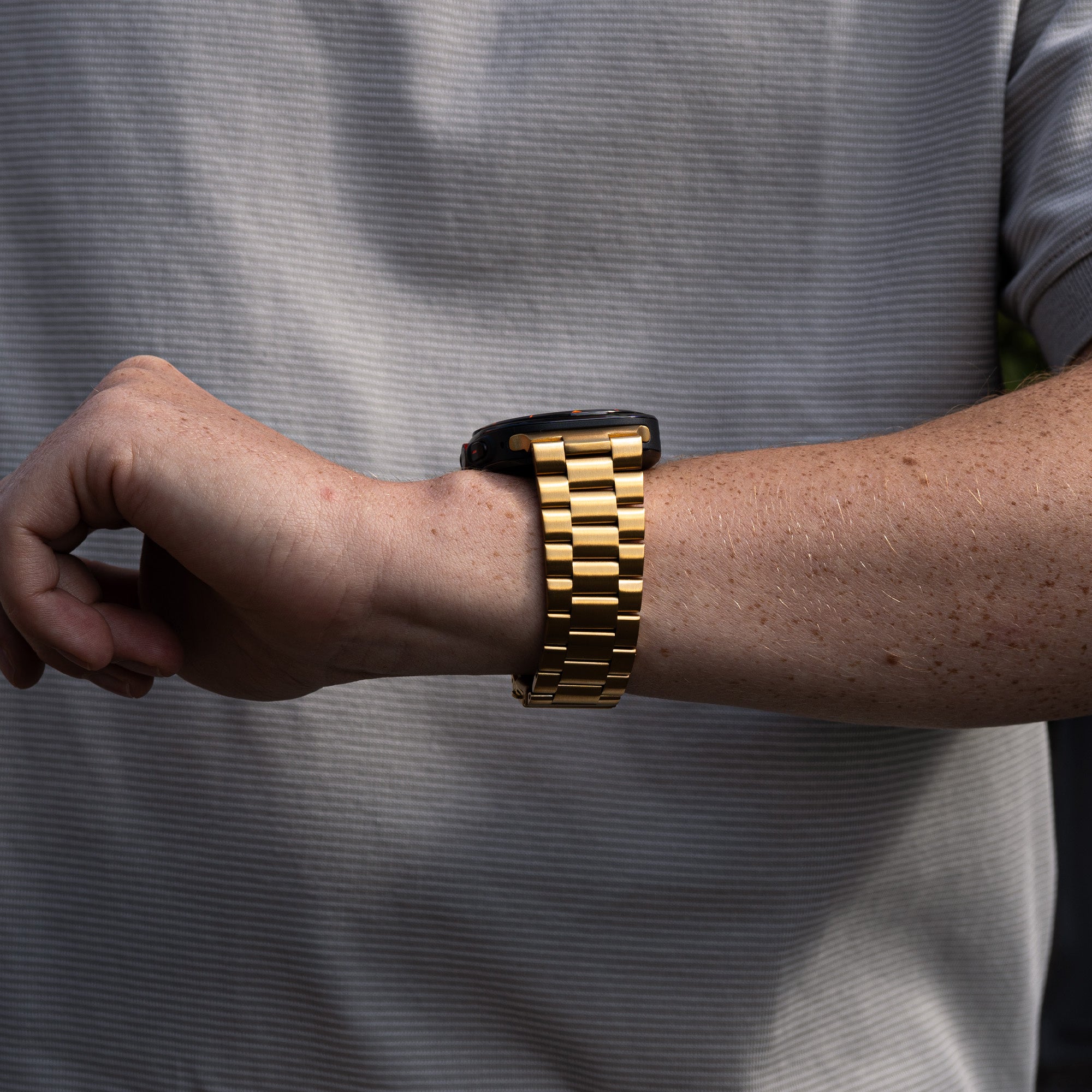 Correa acero Samsung Galaxy Watch Ultra (oro)