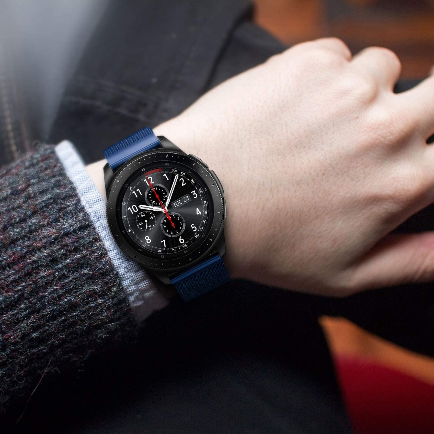 Correa milanese Samsung Galaxy Watch 46mm (azul)