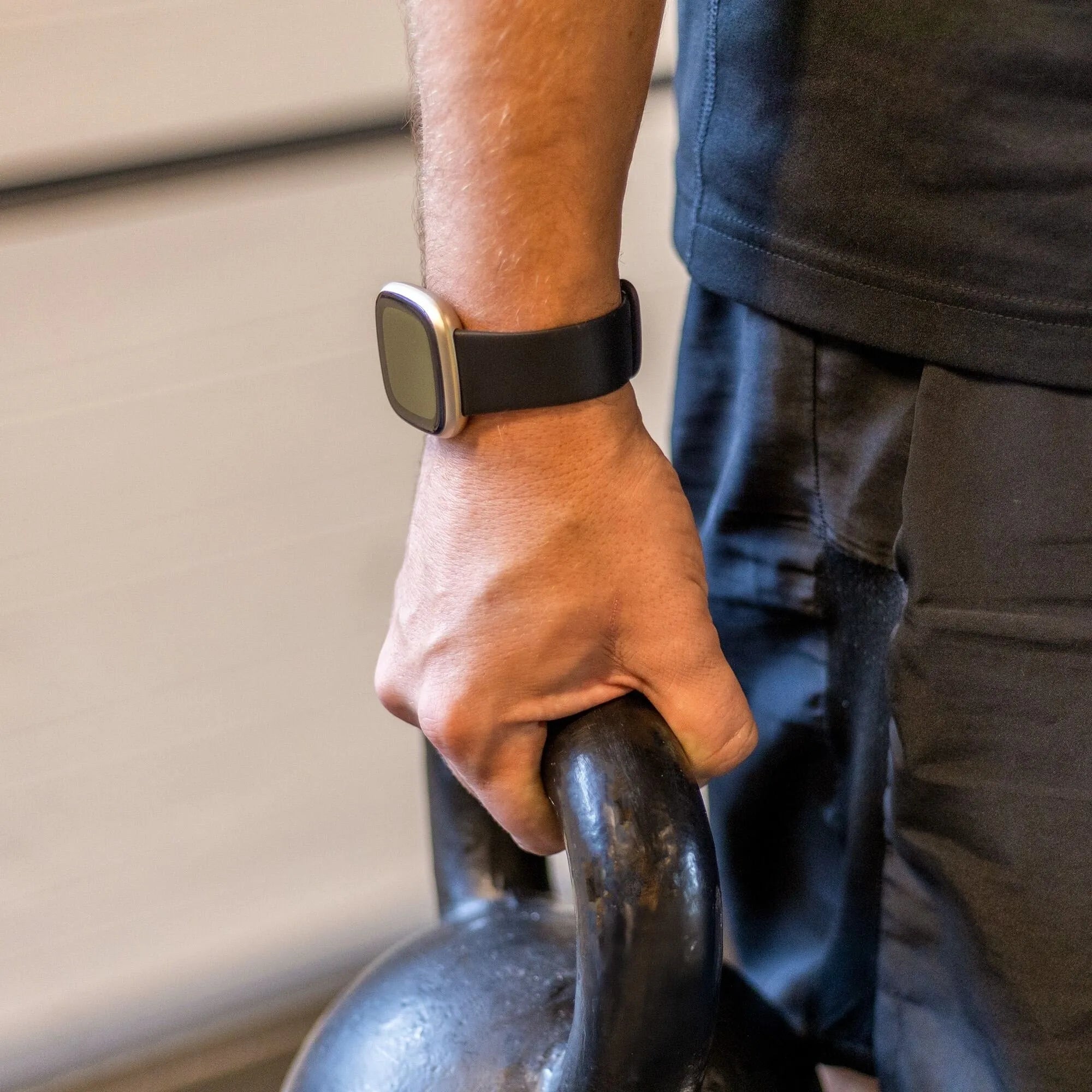 Correa silicona clásica Fitbit Versa 3 (negro)
