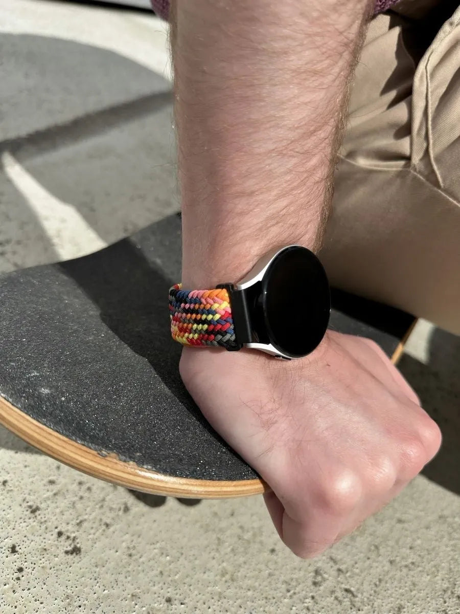 Nylon Adjustable Braided Strap, multicolour, lifestyle photo