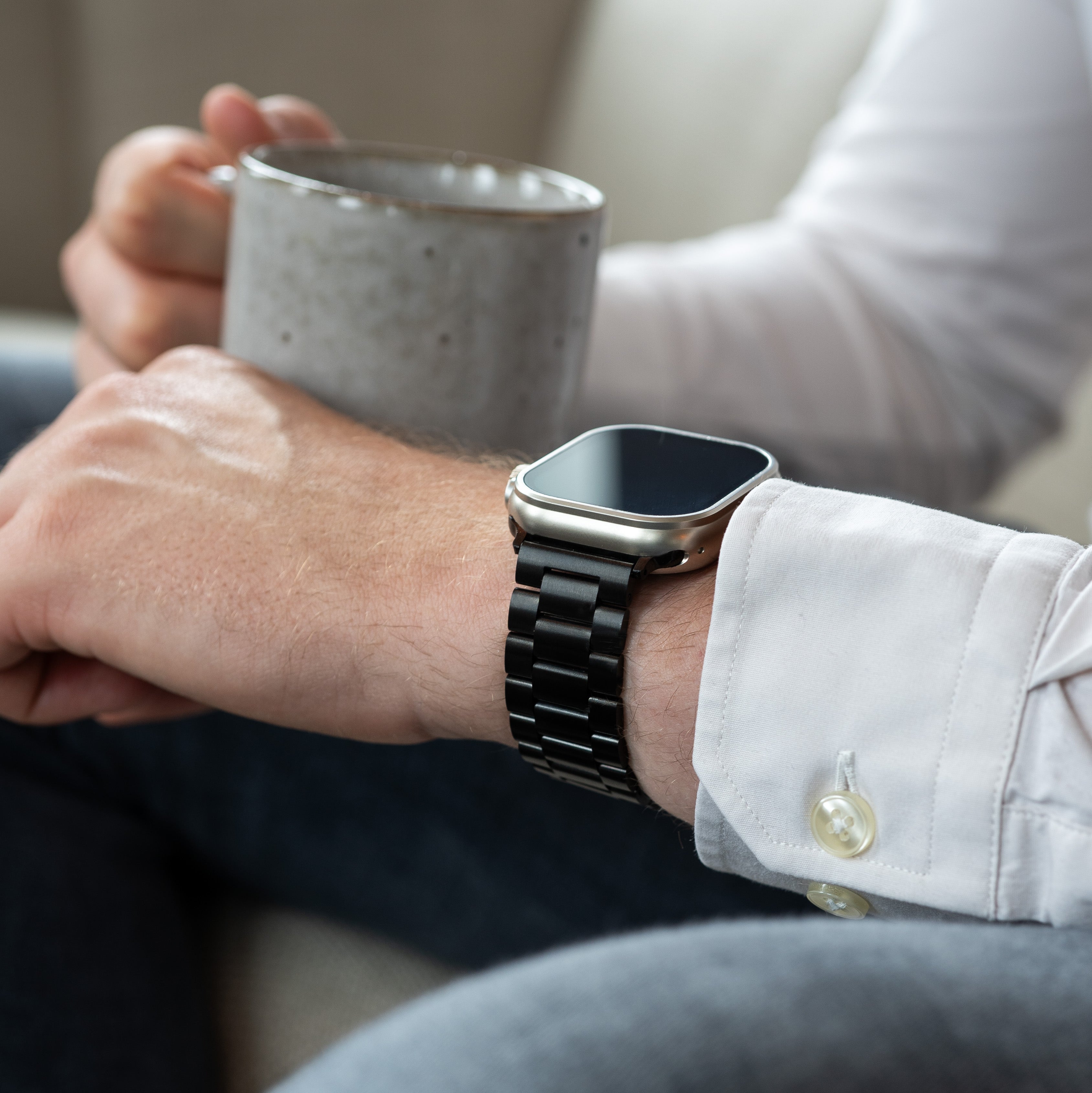 Correa titanio Apple Watch Ultra (negra)