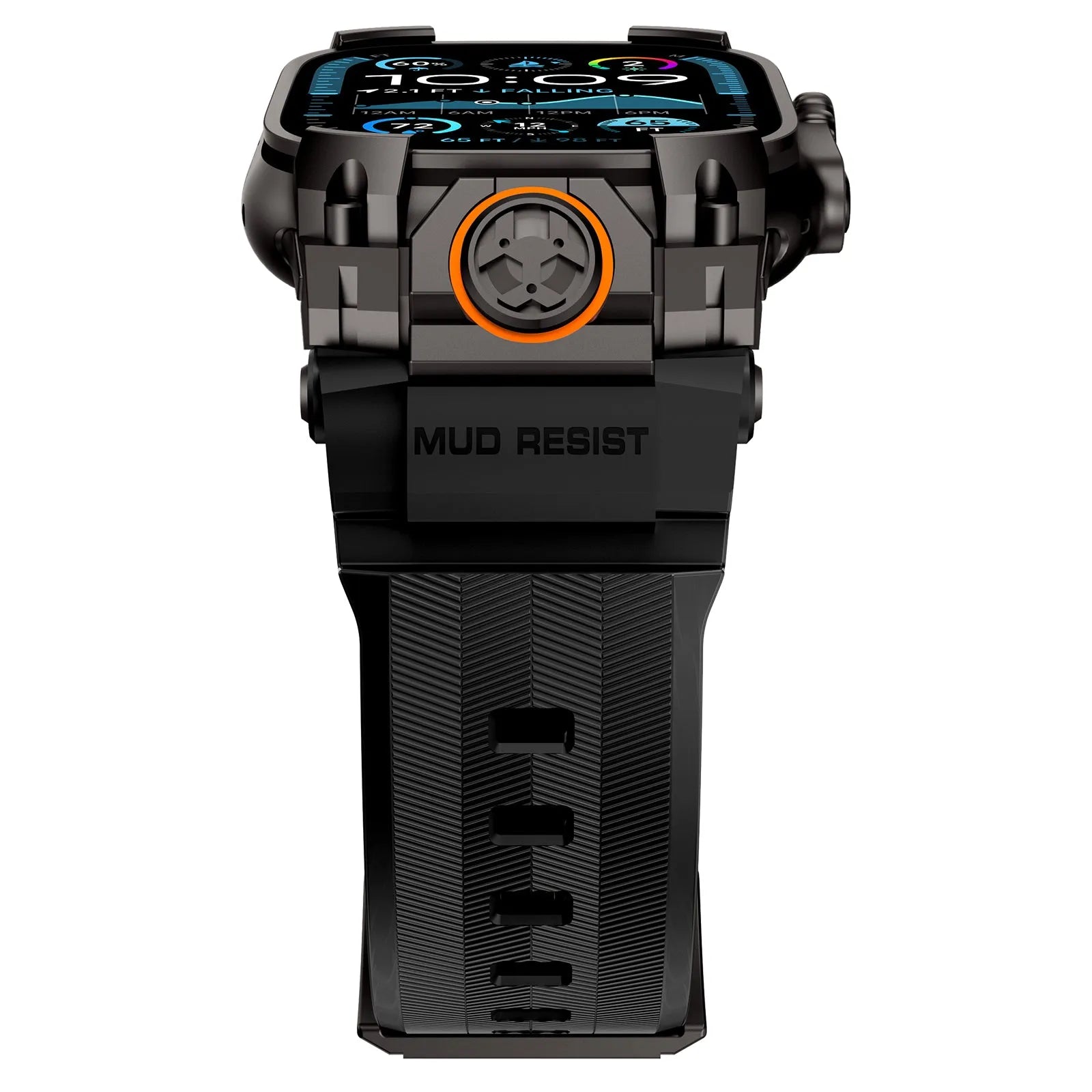 Correa silicona 'Cuatro garras' Apple Watch (negro)
