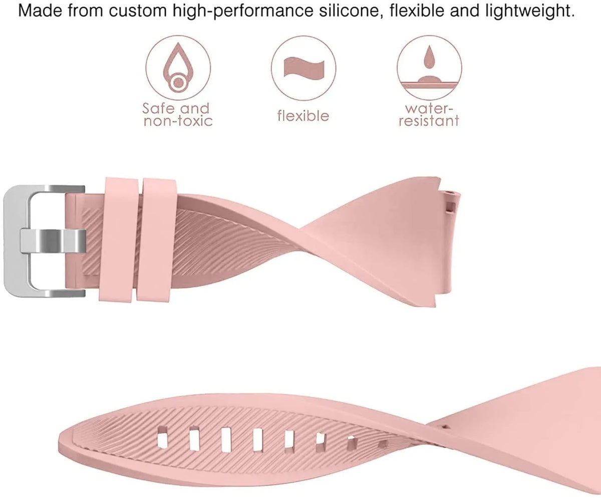 Twill Silicone Strap, pink, infographic (USP banner)