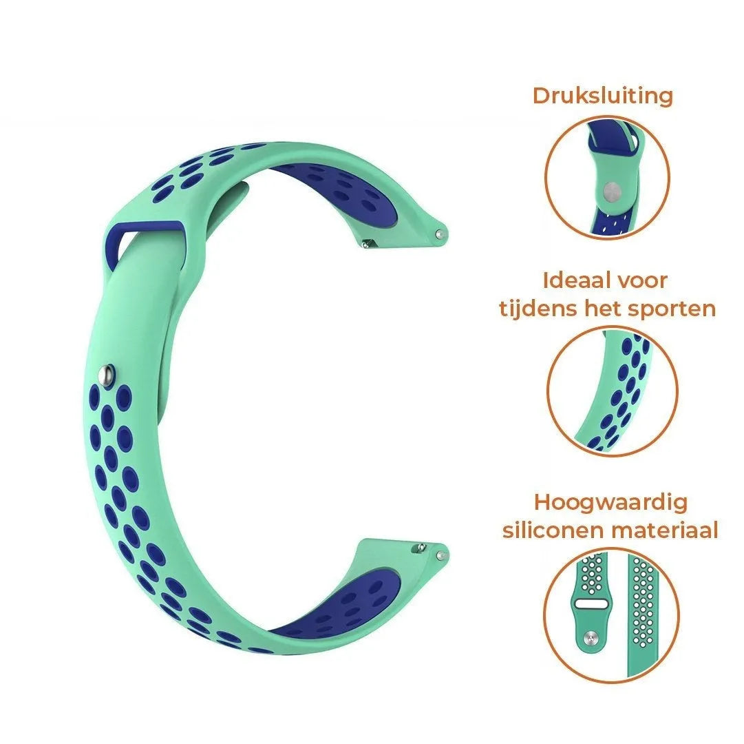 Silicone Sport Strap, aqua/blue, promotional banner