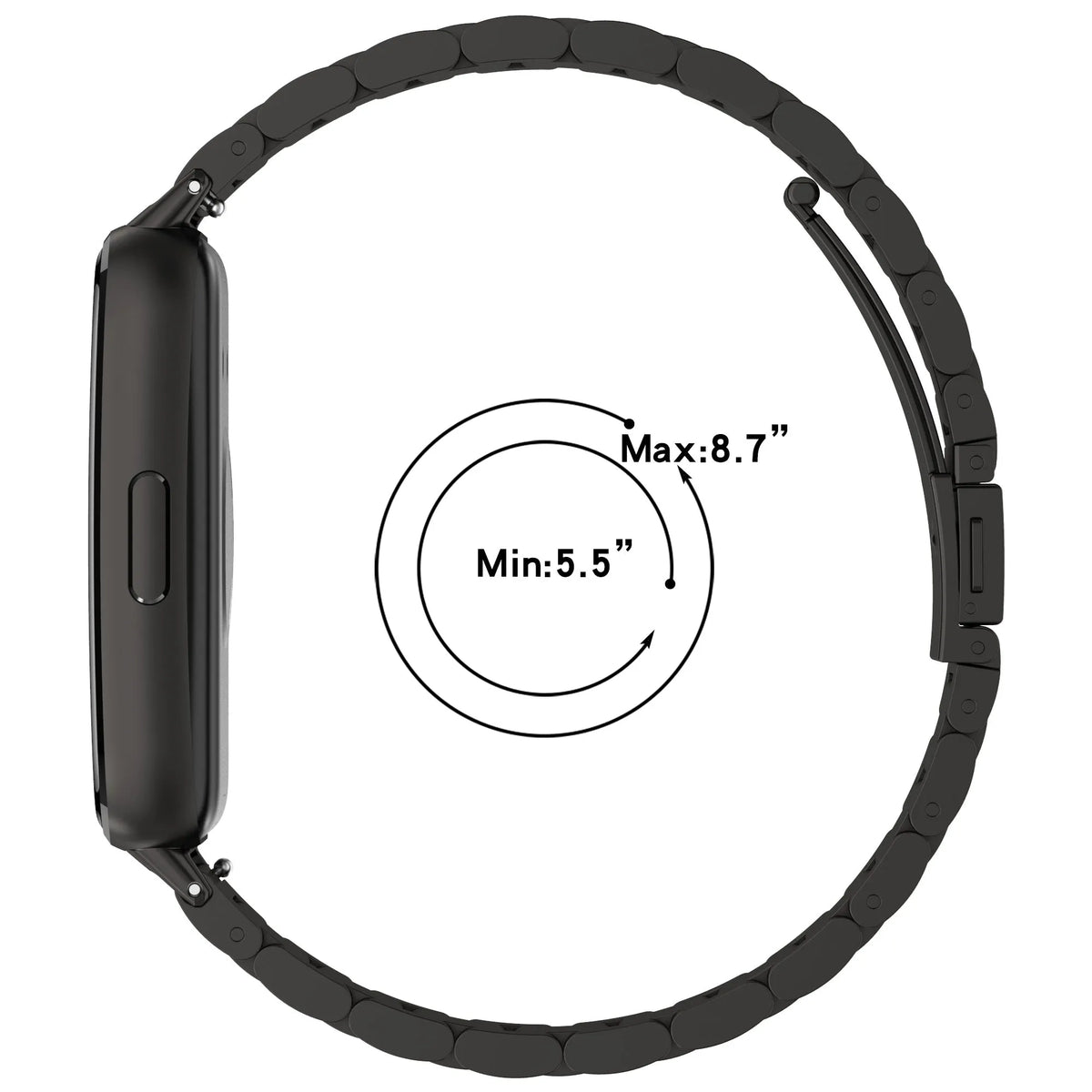 Correa acero Huawei Band 11 Pro (negro)
