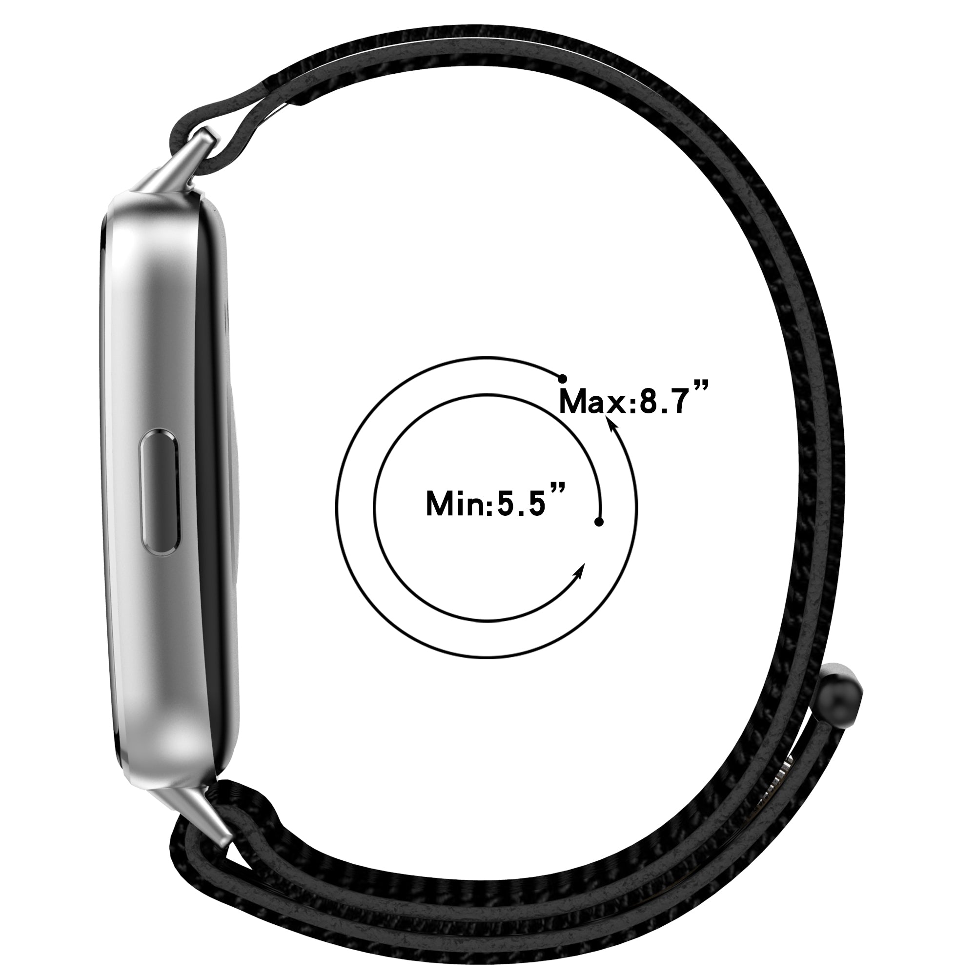 Correa nylon Huawei Band 11 Pro (negro)