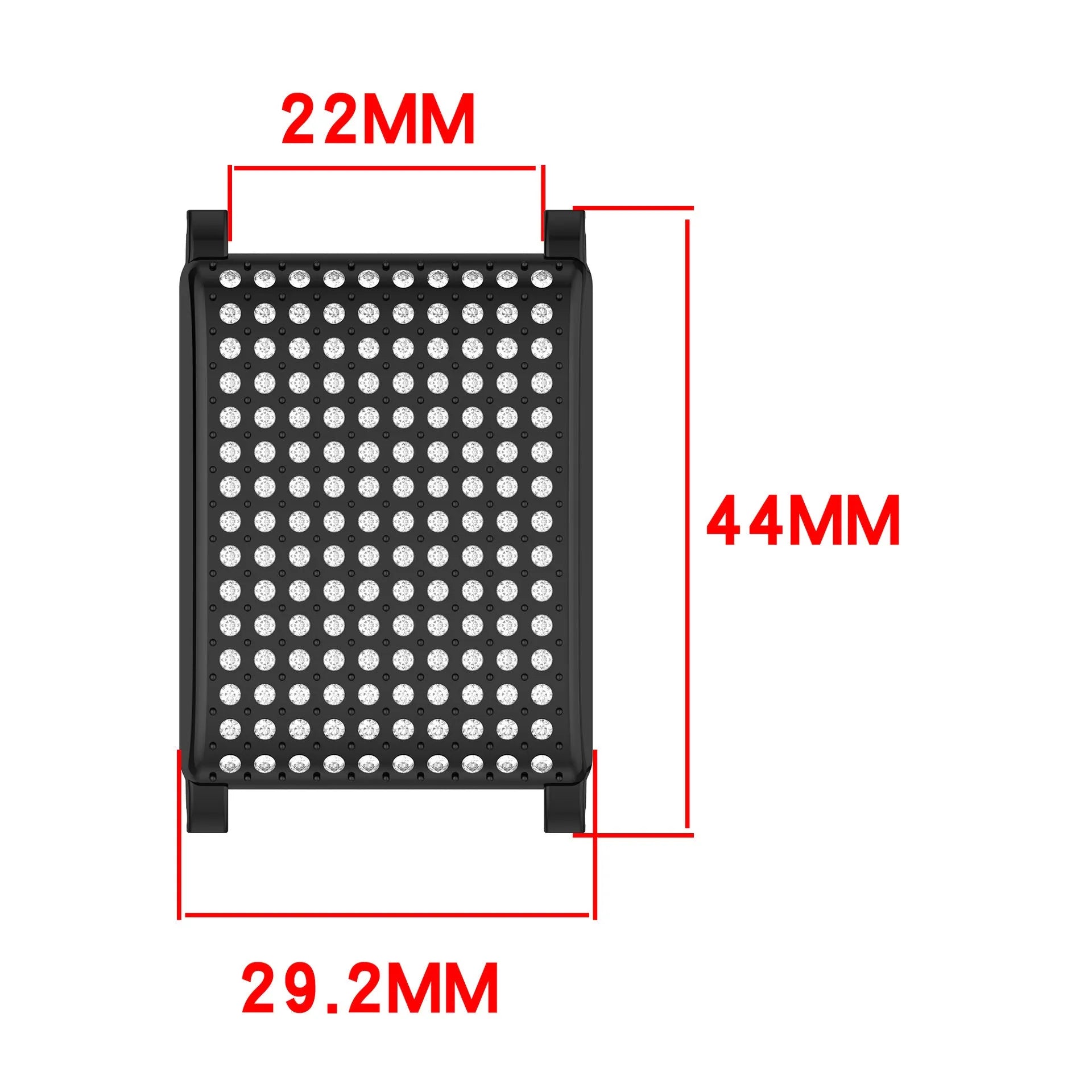 Funda resistente diamante compatible con Whoop (negro)