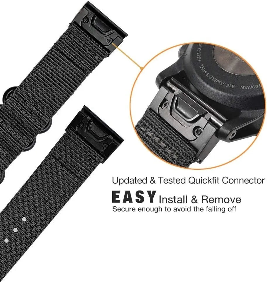 Correa nylon con hebilla Amazfit T-Rex Ultra 2 (negro)