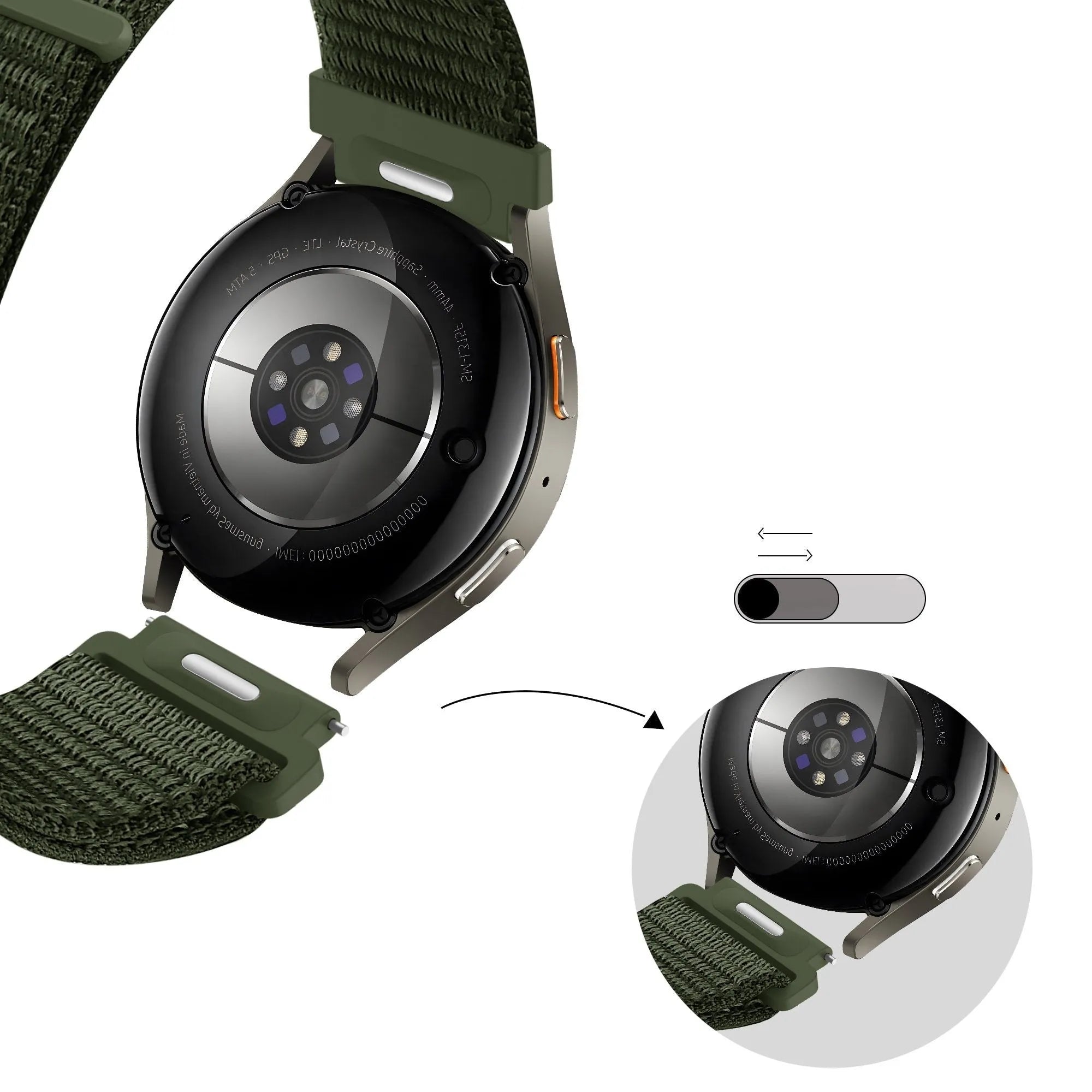 Bandz Correa nylon 'Easy Fit' Stahlgear Odin (verde)