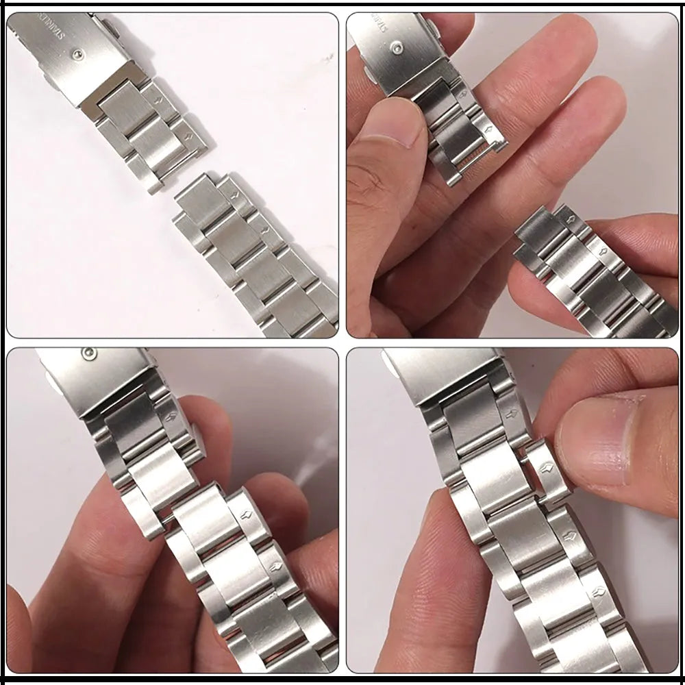 WHOOP 5.0 Steel Strap (Silver)