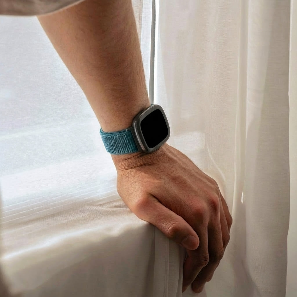 Correa nylon Fitbit Sense 2 (azul)