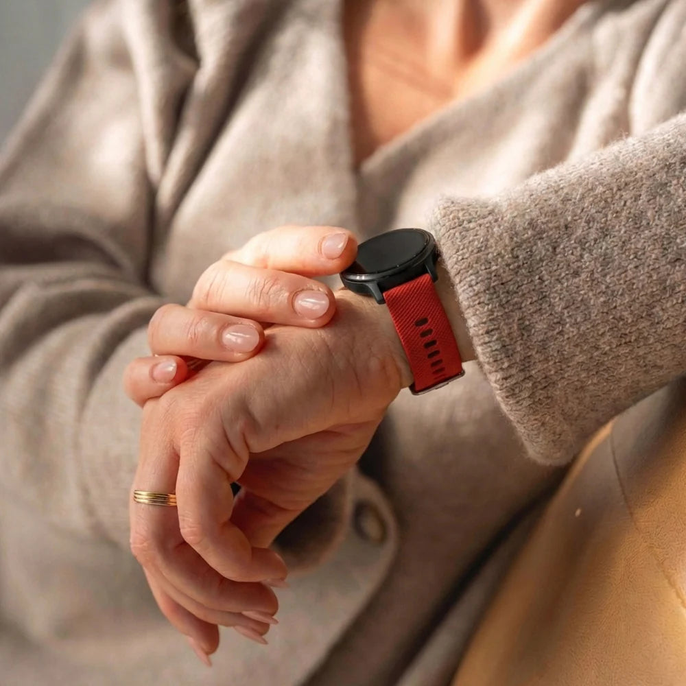 Correa silicona Garmin Forerunner 245 (rojo)