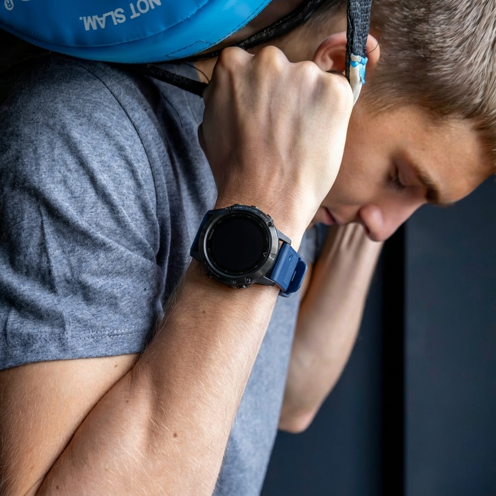 Garmin Fenix 5 (Plus)/6 (Pro) Silicone Strap (Dark Blue)