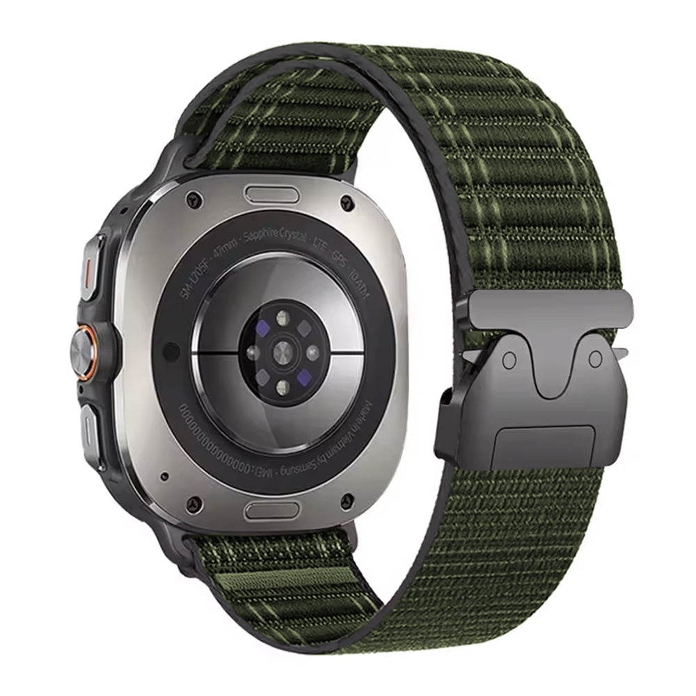 Correa nylon wave Samsung Galaxy Watch Ultra avec hebilla P (verde)