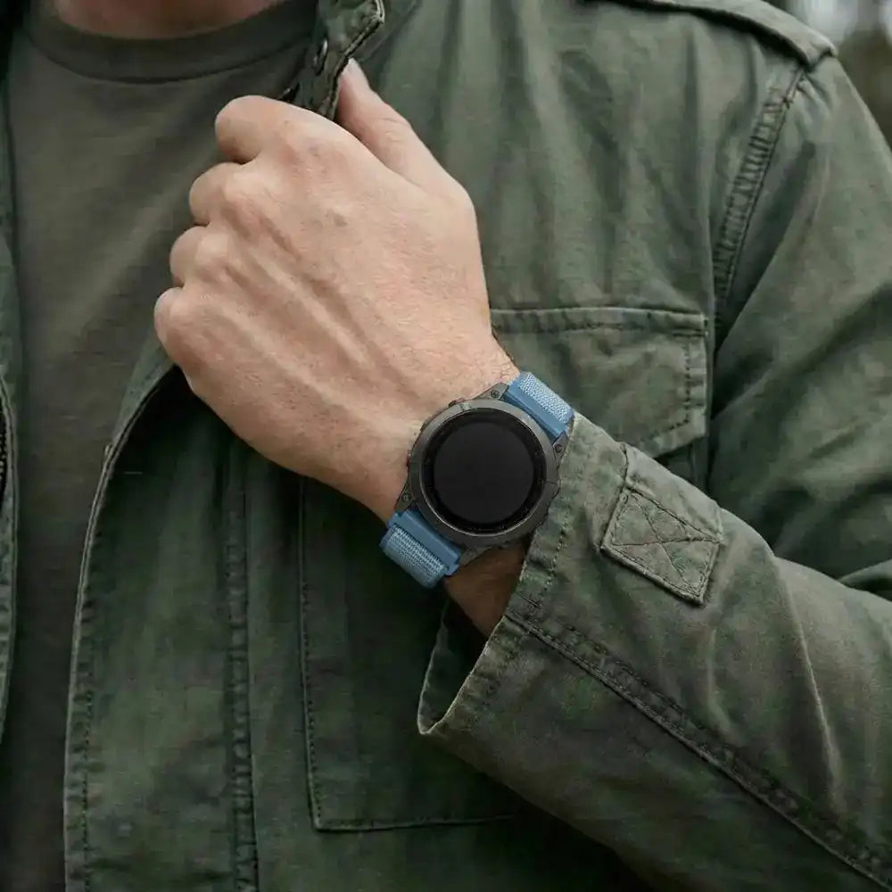 Garmin Fenix 5s-6s Nylon Strap (Light Blue)