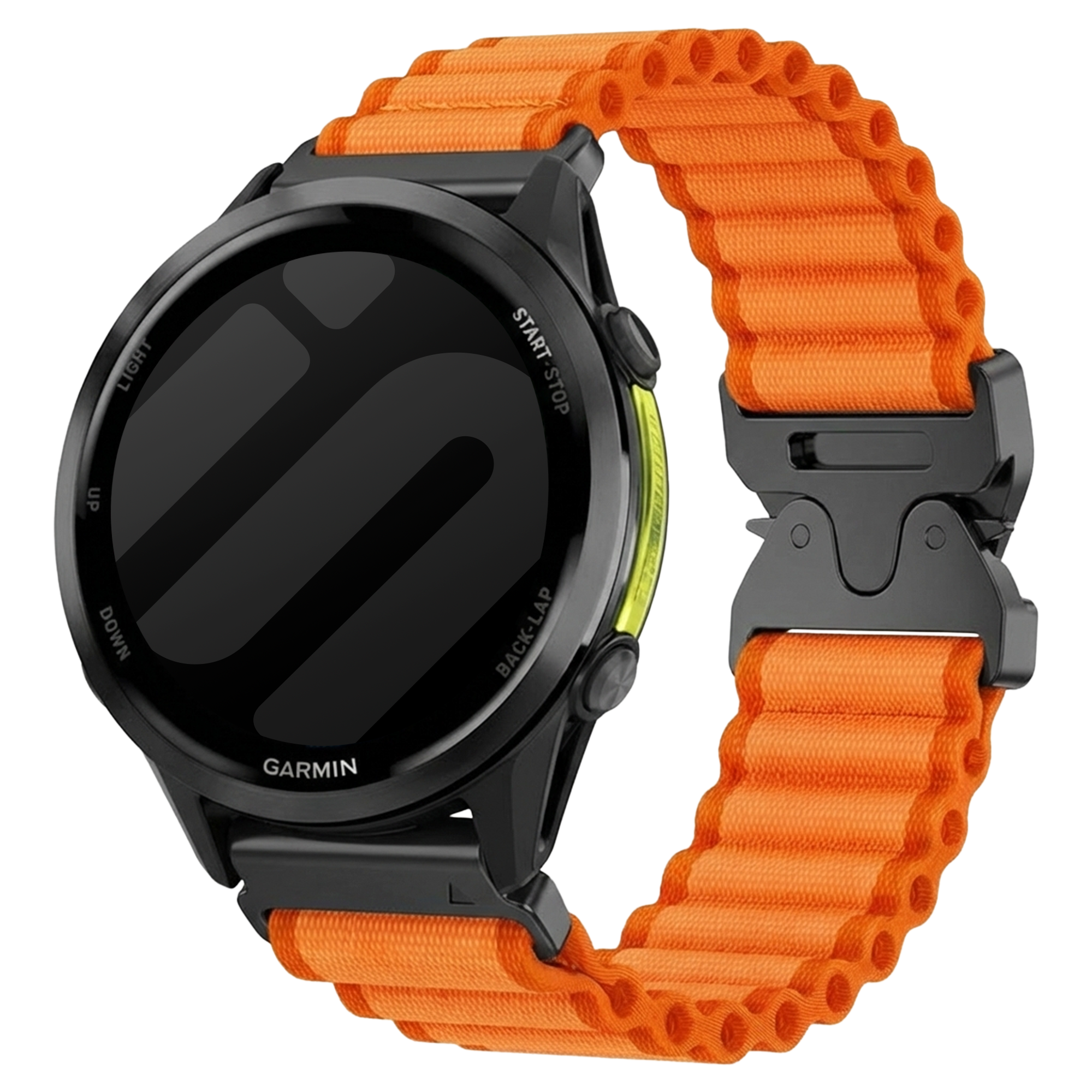 Garmin Instinct 3 - 45mm Outdoor Nylon Strap (Orange)