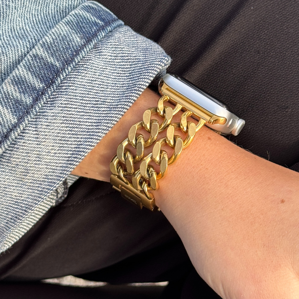 xoxo Wildhearts Apple Watch Steel Strap - Chain strap (Gold) - 38/40/41/42mm