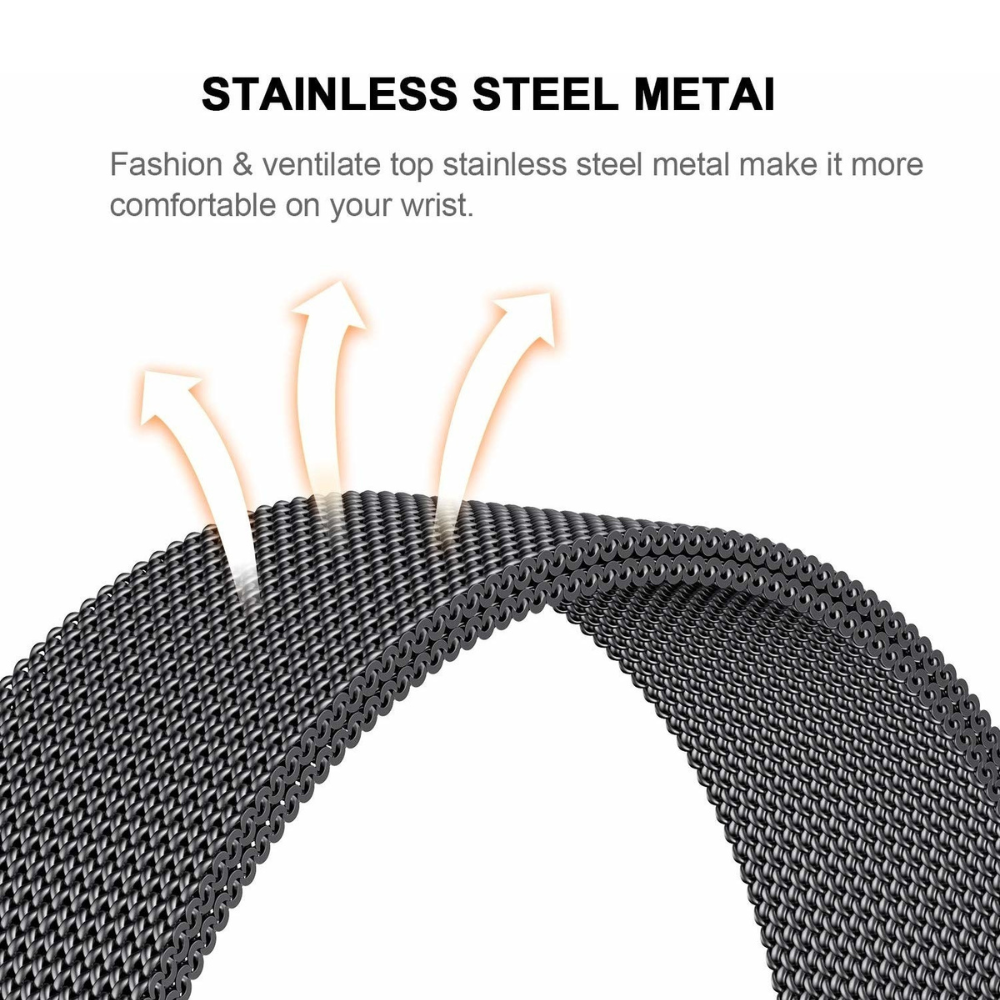 Correa milanese Xiaomi Watch S1 (negro)