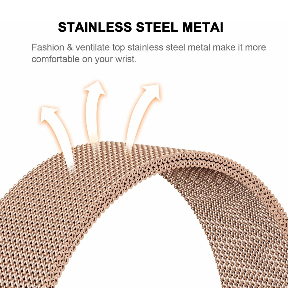 OnePlus Watch Milanese Strap (Rose Gold)