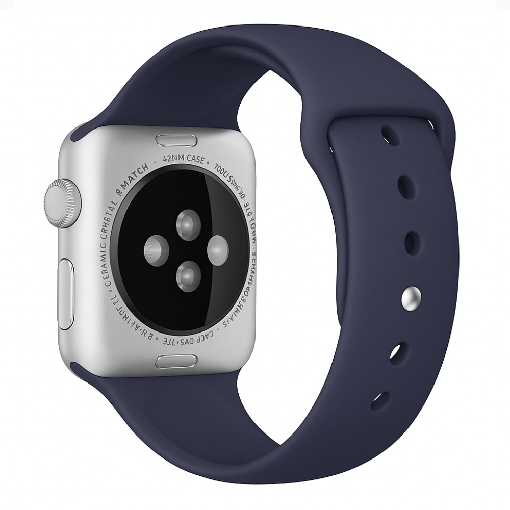 Correa silicona Apple Watch (azul oscuro)