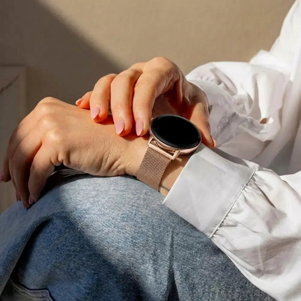 Correa milanesa Google Pixel Watch 4 - 41mm (rosa dorado)