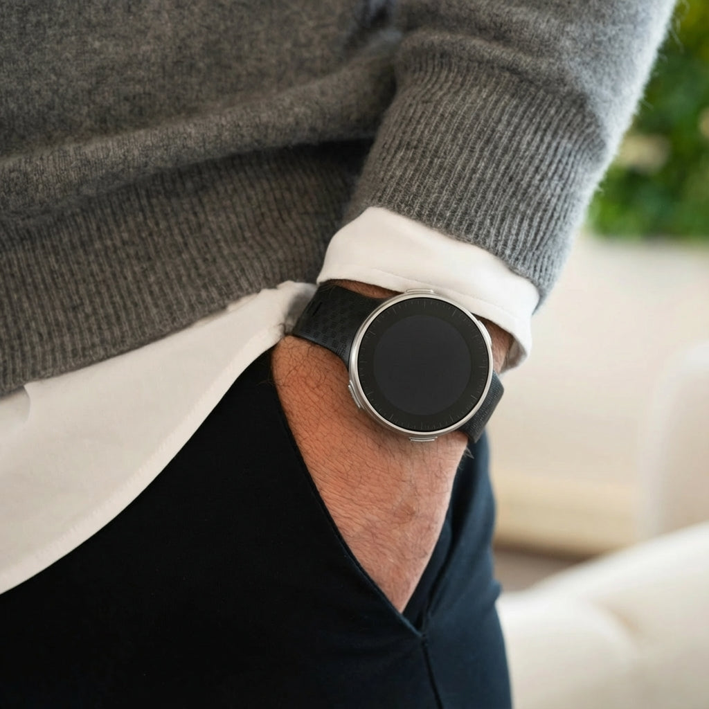 Correa silicona Polar Vantage V (negro)