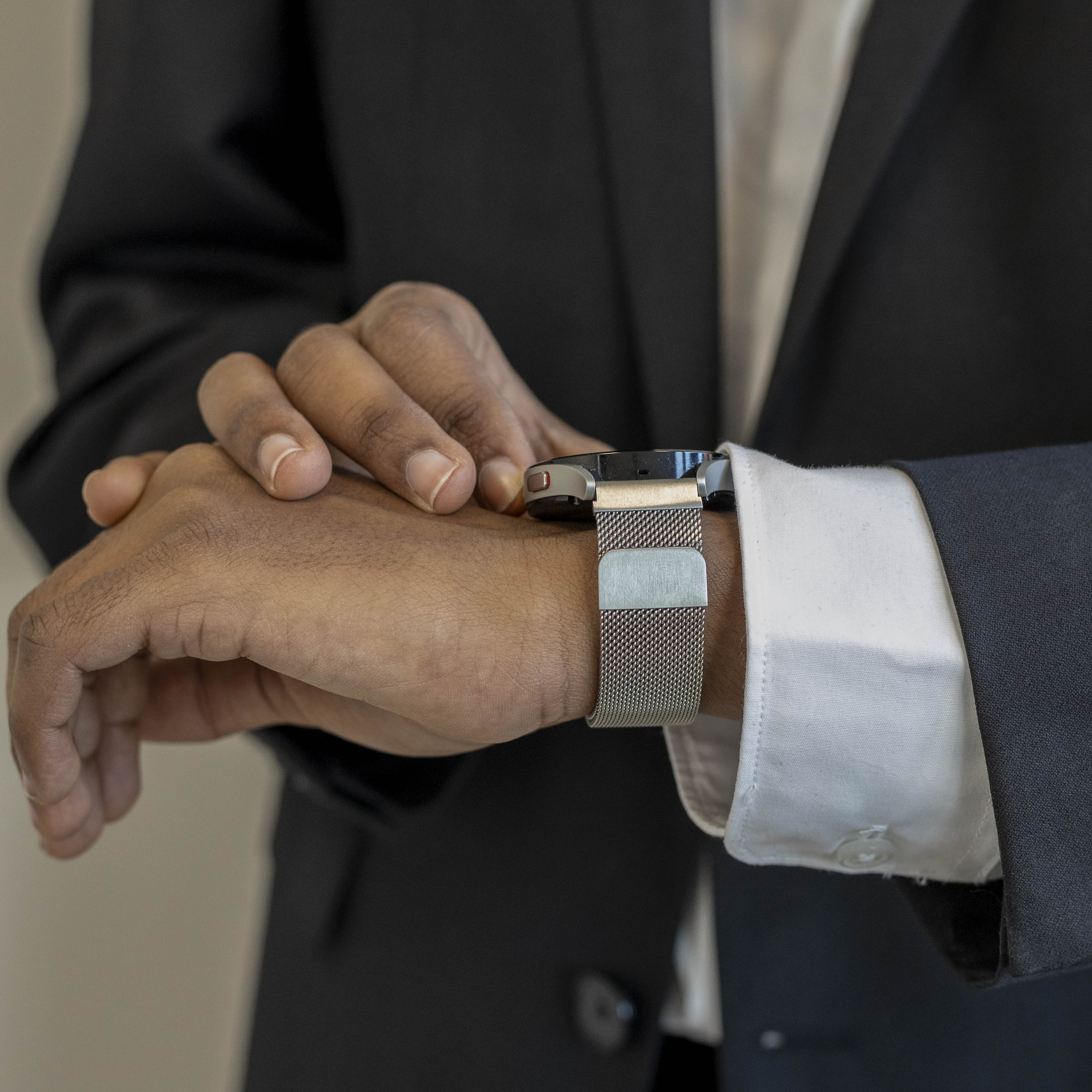 Amazfit GTR 3 (Pro) Milanese Strap (Titanium)