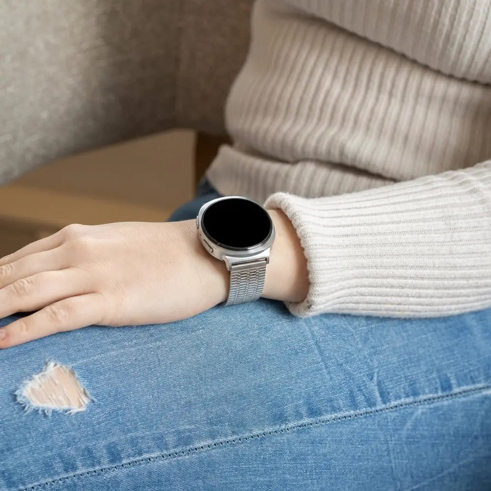 Samsung Galaxy Watch 8 - 40mm roestvrij stalen band (zilver)