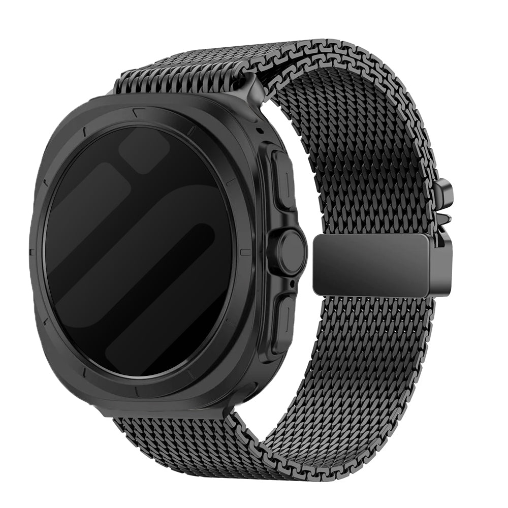 Samsung Galaxy Watch Ultra Milanese Strap with P-Buckle (Black)
