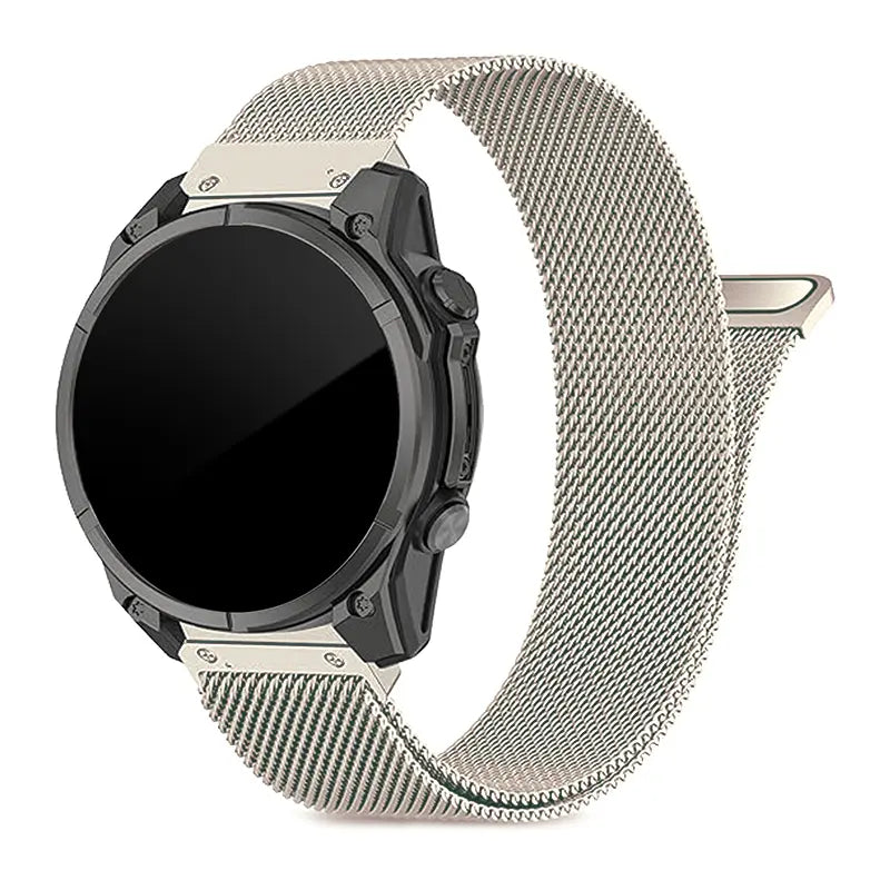 Garmin Instinct 2s Premium Milanese Strap (Starlight)