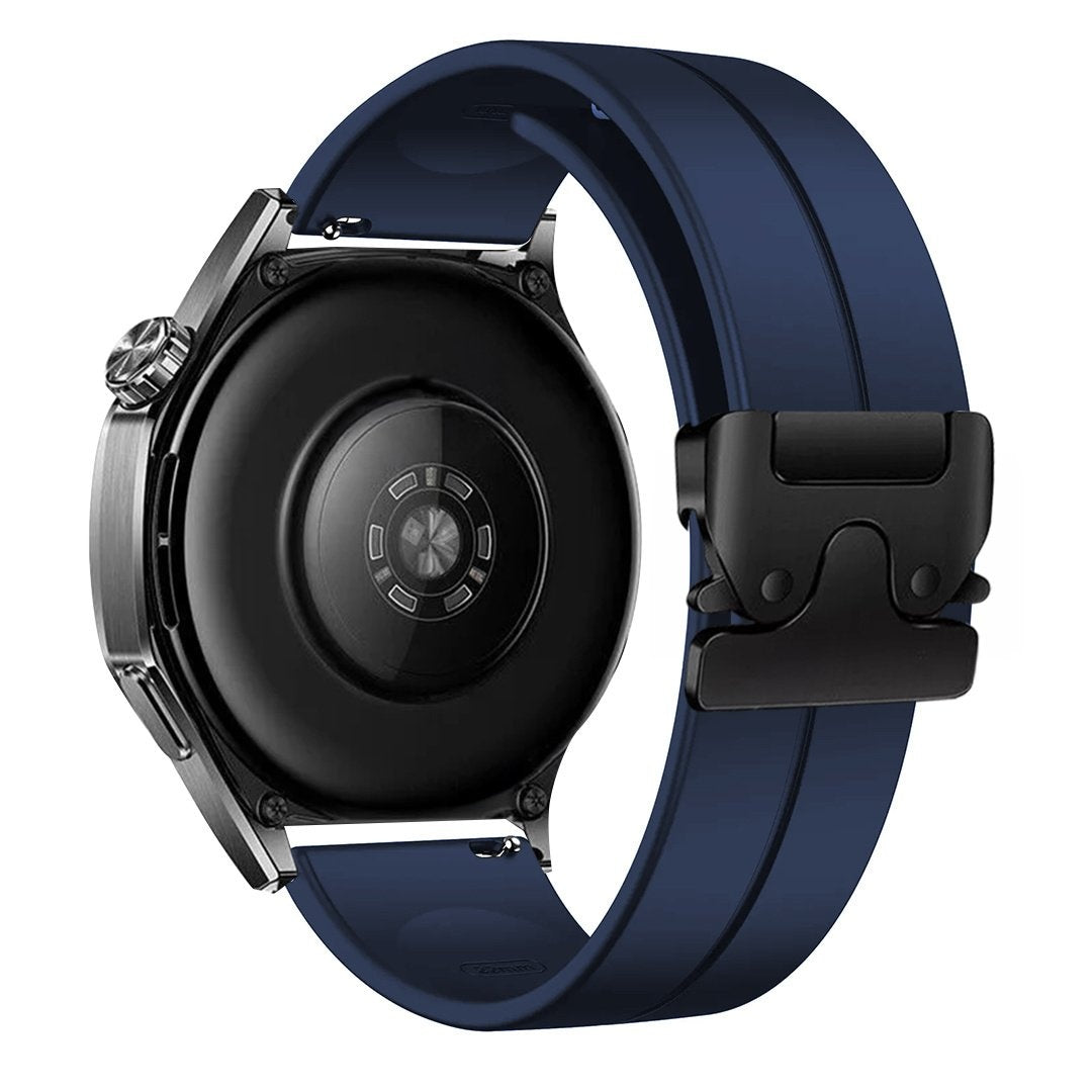 Correa silicona Huawei Watch GT 5 - 46mm con hebilla P (azul oscuro)