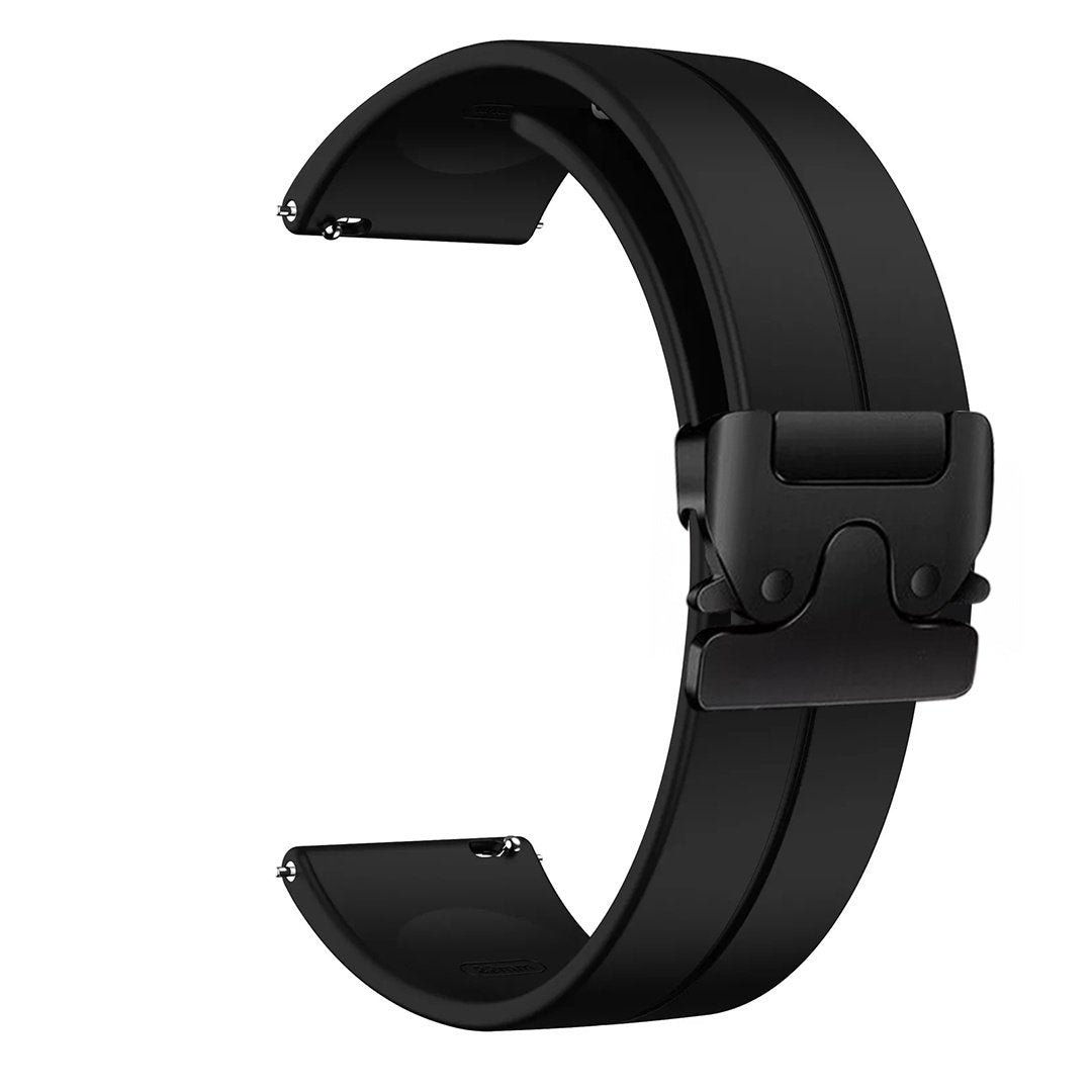 Correa silicona Samsung Galaxy Watch 3 41mm con hebilla P (negra)