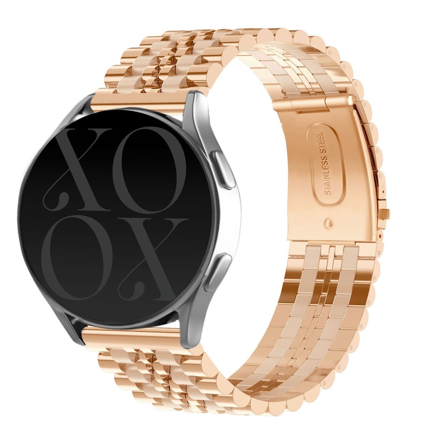 Correa acero xoxo Wildhearts Xiaomi Mi Watch (rosado/dorado)