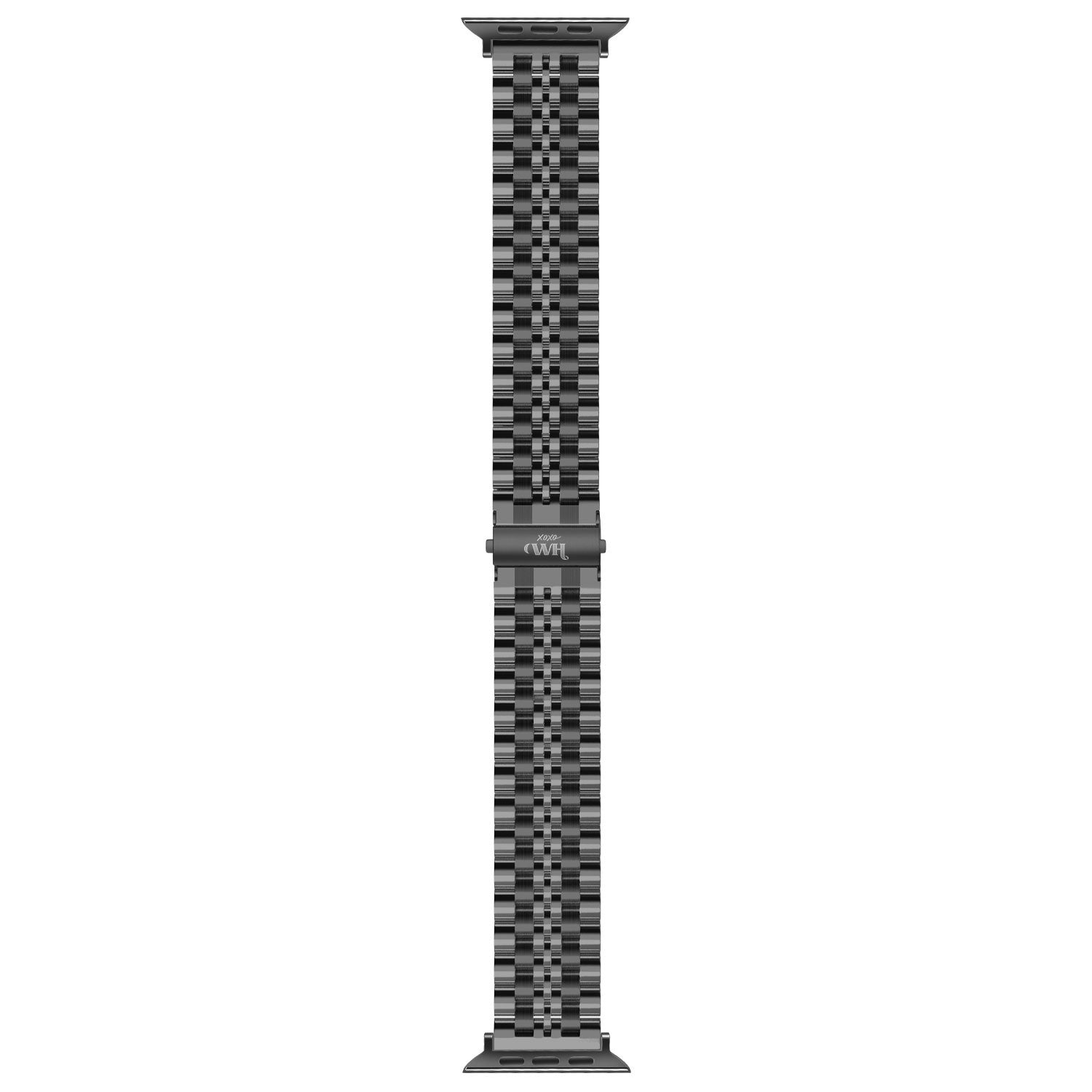 xoxo Wildhearts Apple Watch Steel Strap (Black)