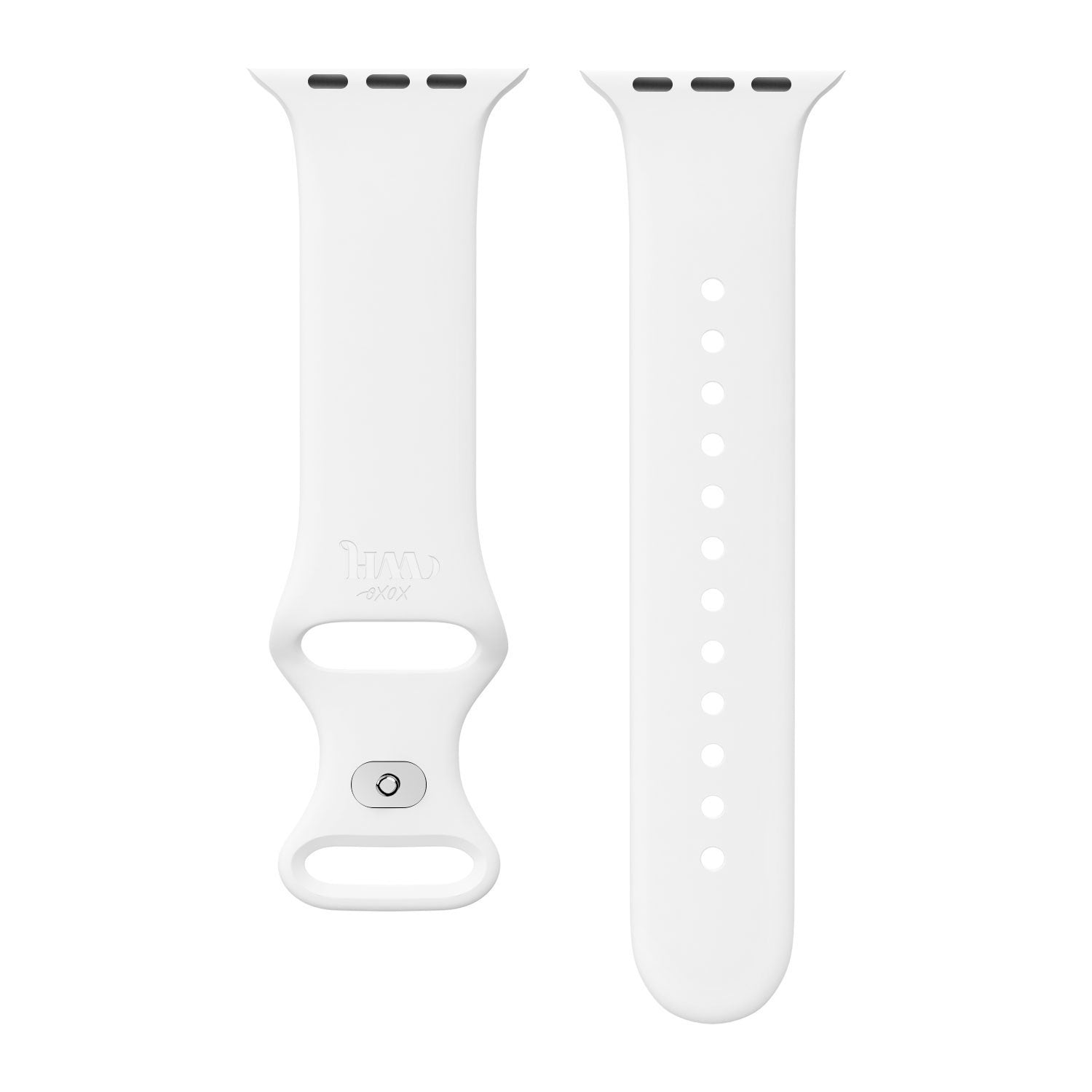 xoxo Wildhearts Apple Watch Silicone Strap (White)