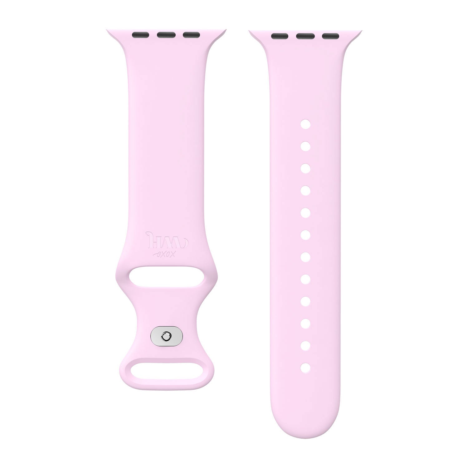 Correa silicona xoxo Wildhearts Apple Watch (rosa brillante)