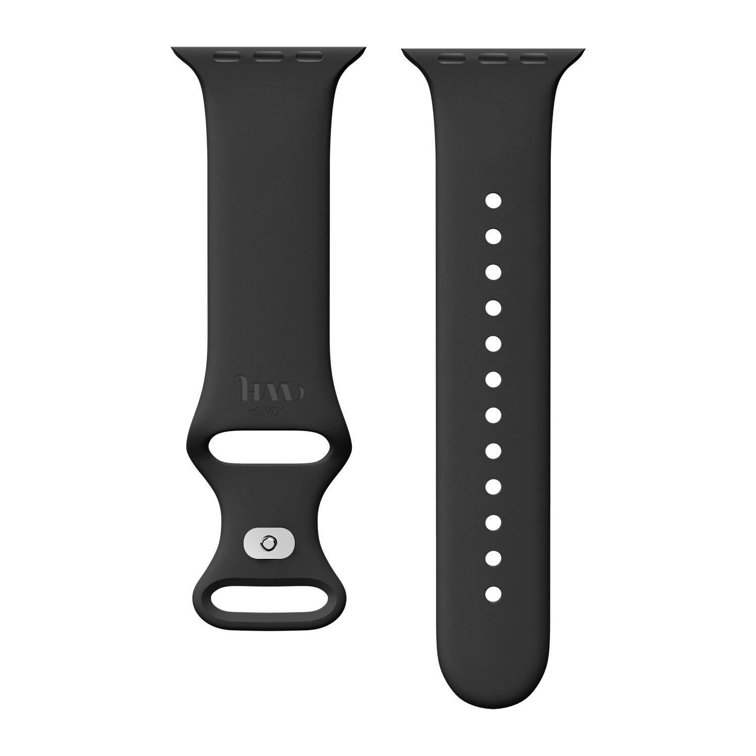 xoxo Wildhearts Apple Watch Silicone Strap (Black)