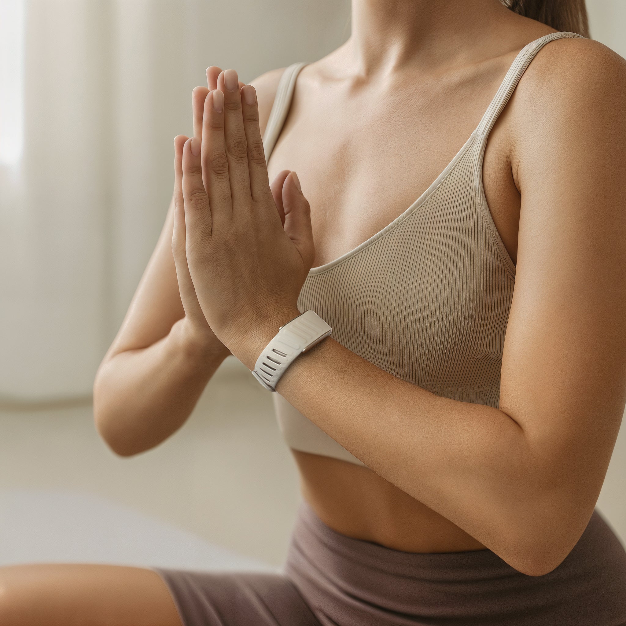 Correa deportiva Whoop 5.0 (gris claro/negro)