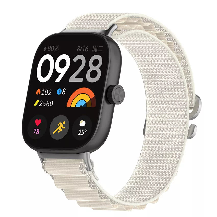 Correa nylon Alpine Xiaomi Smart Band 9 Pro (blanco estrella)