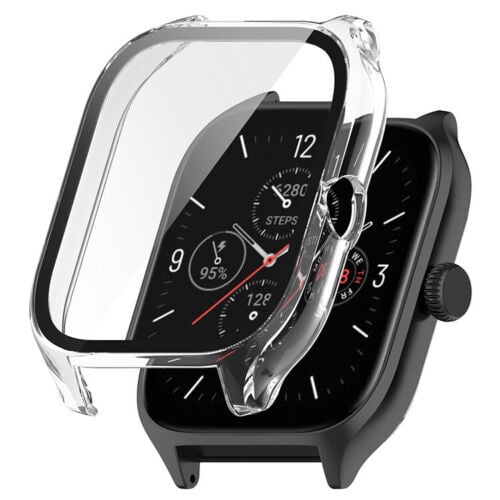 Funda para PC con cristal para Amazfit GTS 4