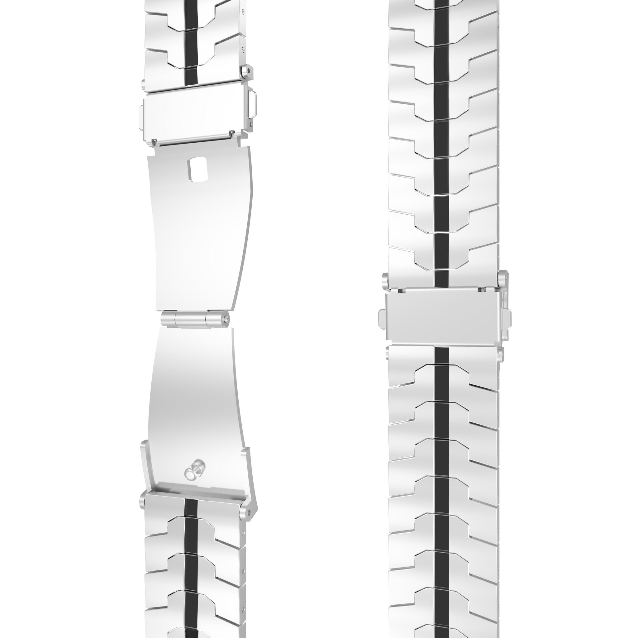 Correa acero Amazfit GTS 3 (plateado/negro)