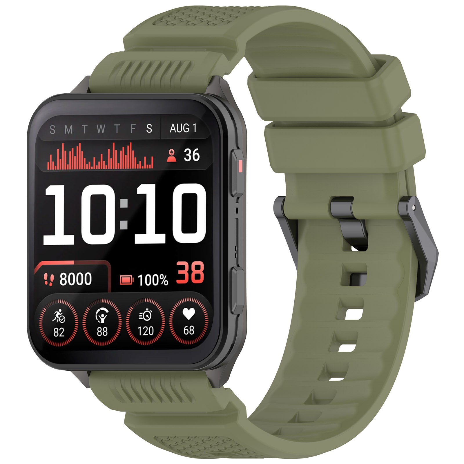 Correa silicona Garmin Venu X1 (verde militar)