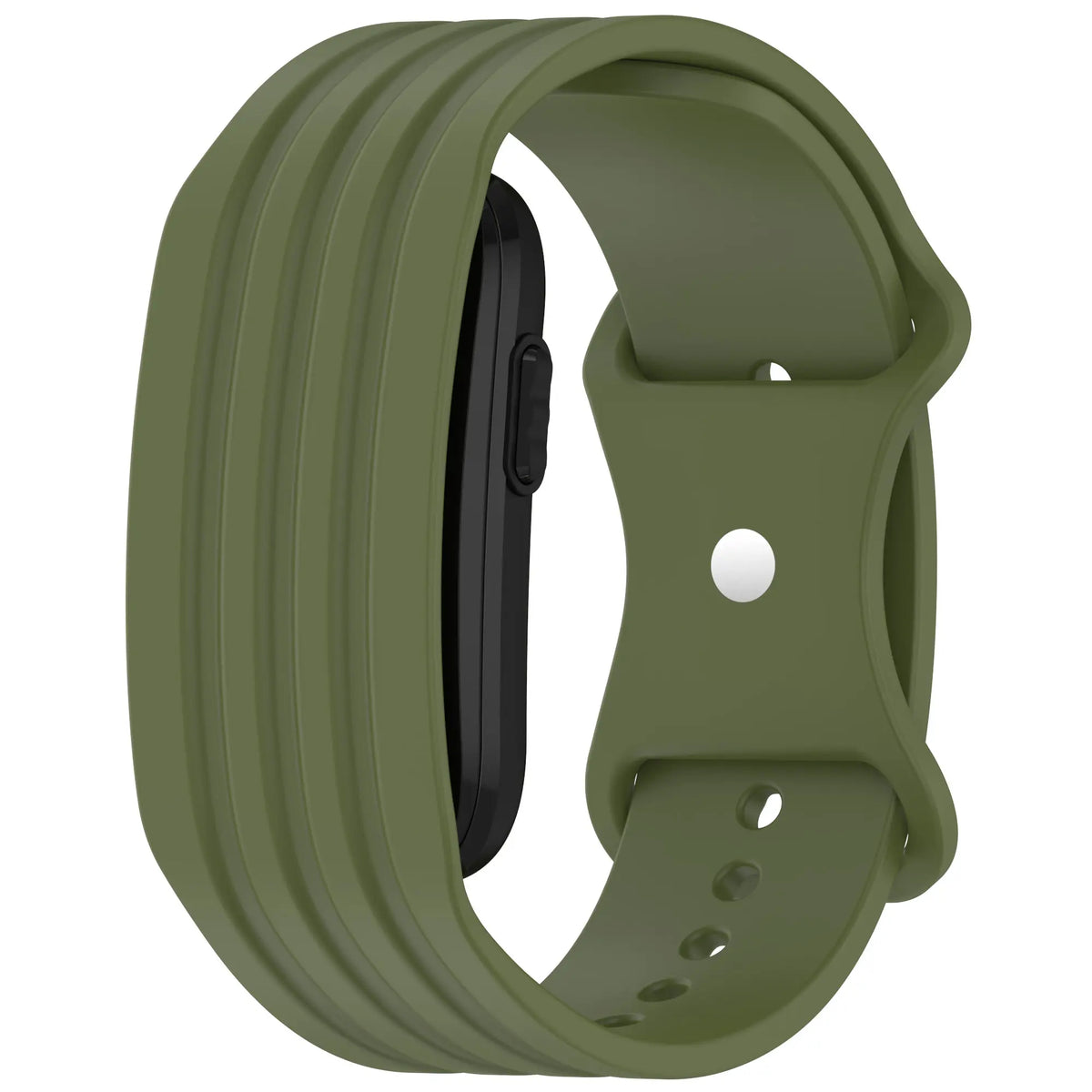 Corea silicone clásico Garmin Cirqa (verde militar)