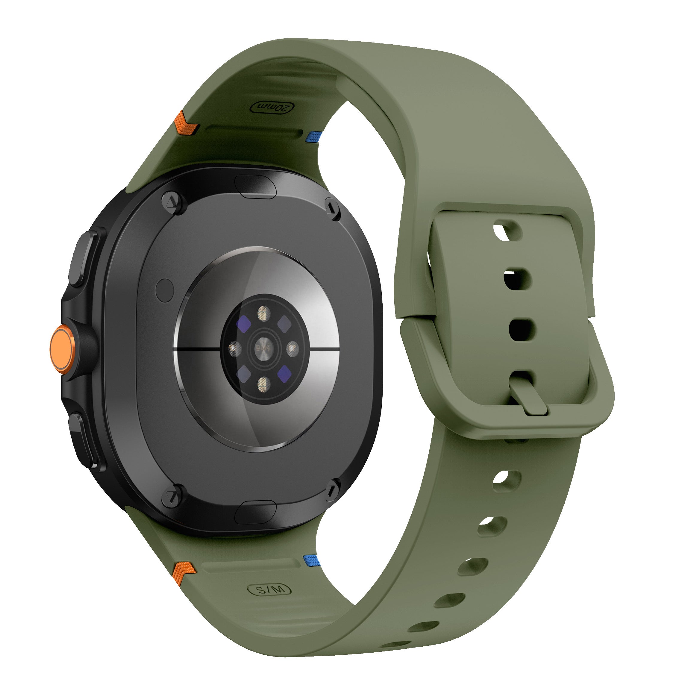 Correa silicona Samsung Galaxy Watch 8 Classic (verde militar)