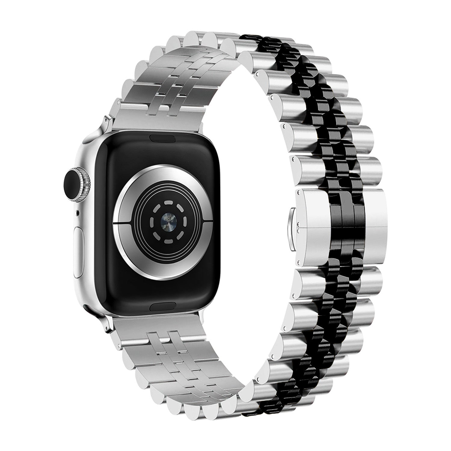 Correa acero Jubilee Apple Watch Ultra (plata/negro)