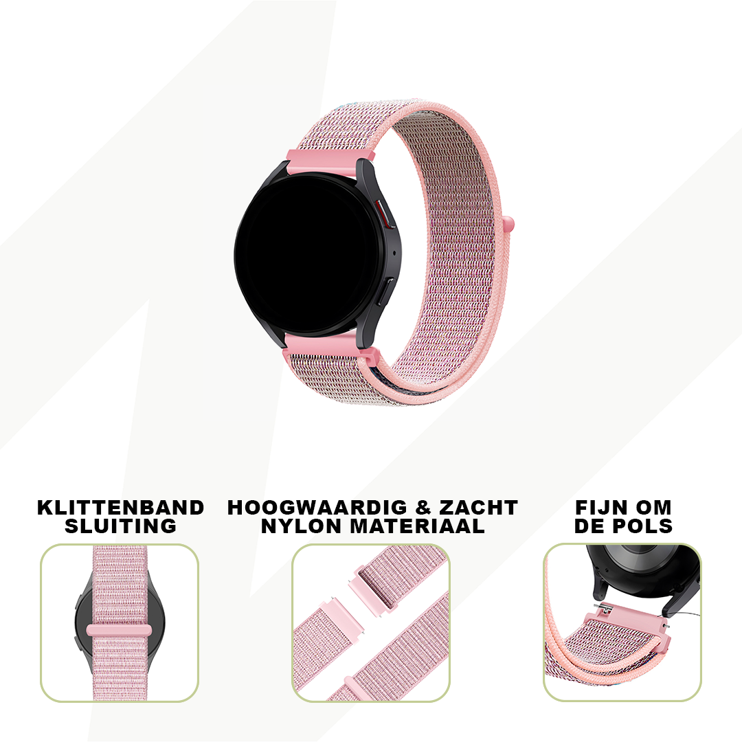 Bandz Correa nylon Loop Garmin Vivoactive 3 (rosa)