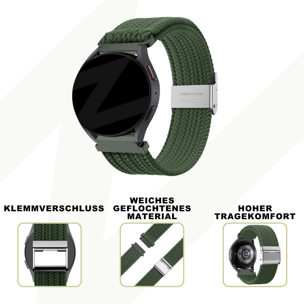 Bandz Correa nylon tejida Coros Apex 2 (oliva verde)