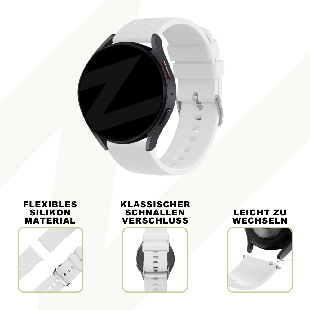 Bandz Correa silicona 'Deluxe' Suunto 9 Peak Pro (blanco)