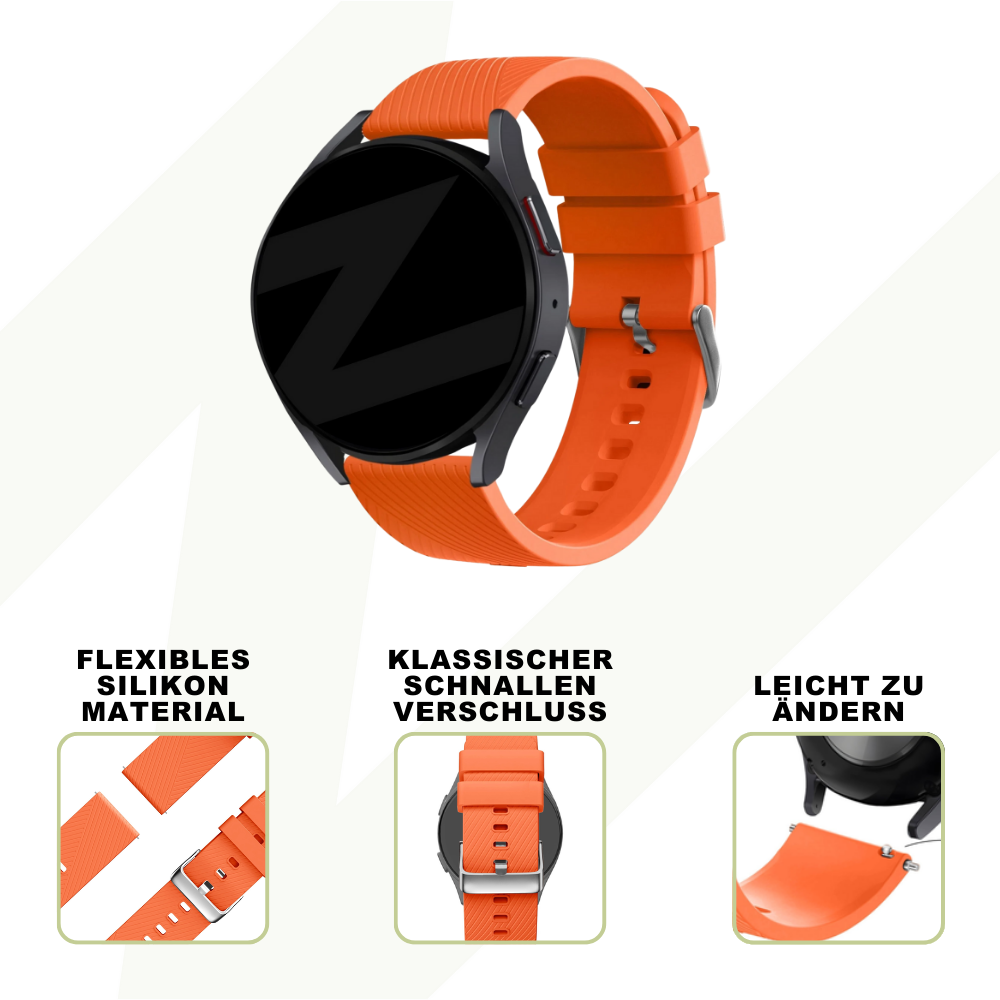 Bandz Correa silicona 'Deluxe' Oppo Watch X2 (naranja)